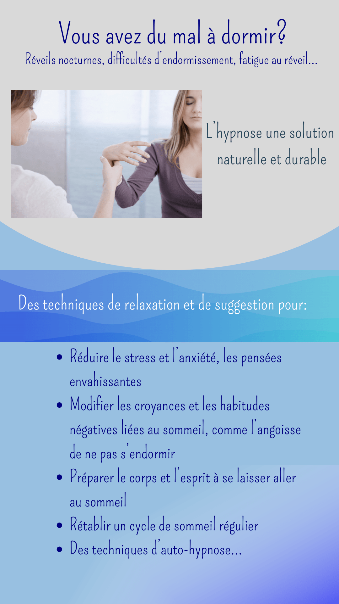 Comment l’HYPNOSE peut-elle aider à améliorer la qualité du SOMMEIL?